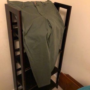 Maurice’s Olive Green Denim Flex Jeggings Size 20W NWOT